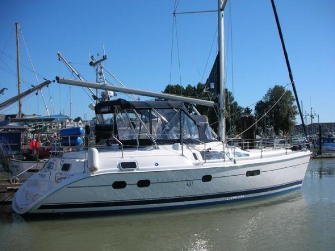 hunter 420 sailboat